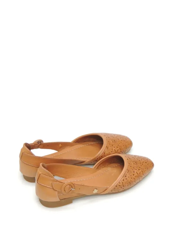 New BAILARINAS   161584-02 PIEL CAMEL Mujer Mujer