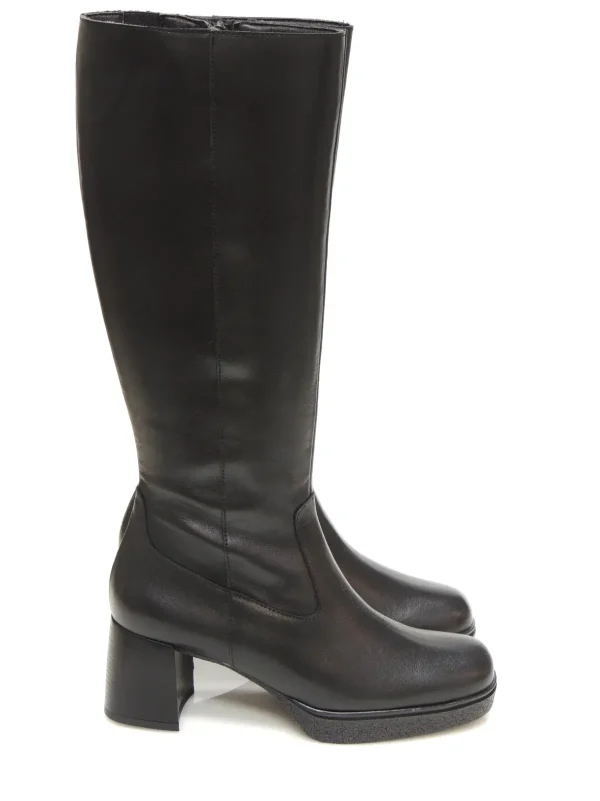 New BOTAS CAÑA ALTA KELY 4 PIEL NEGRO Mujer Botas