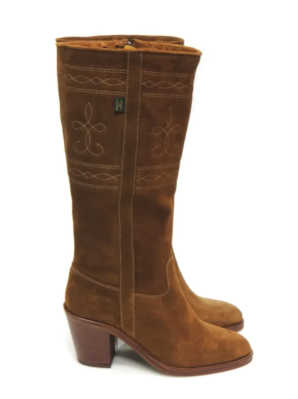 Clearance BOTAS CAMPERAS 452-CR SERRAJE TAUPE Mujer Botas