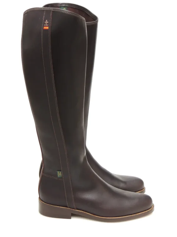 Online BOTAS CAMPERAS D7 PIEL MARRON Mujer Botas