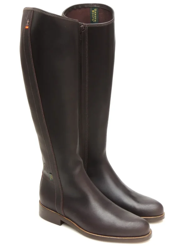 Online BOTAS CAMPERAS D7 PIEL MARRON Mujer Botas