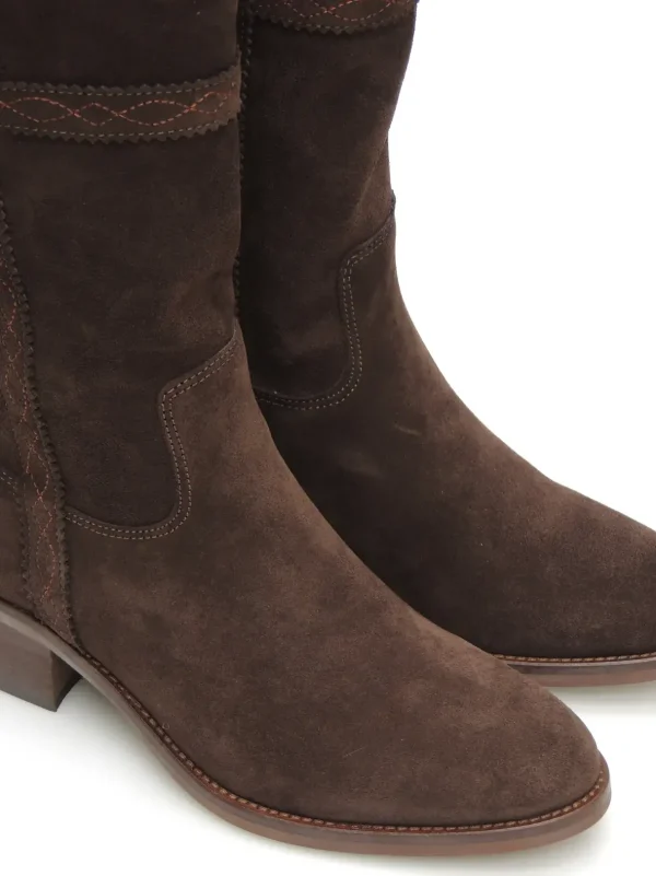 Sale BOTAS CAMPERAS 476 SERRAJE MARRON Mujer Botas