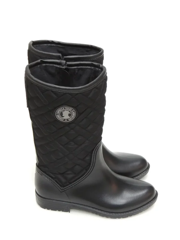 Best BOTAS DE AGUA T906-1 GOMA NEGRO Mujer Botas