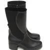 Discount BOTAS MEDIA CAÑA ADA 07 PIEL NEGRO Mujer Botas