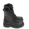 Outlet BOTAS MILITARES C209-11 PIEL NEGRO Mujer Botas