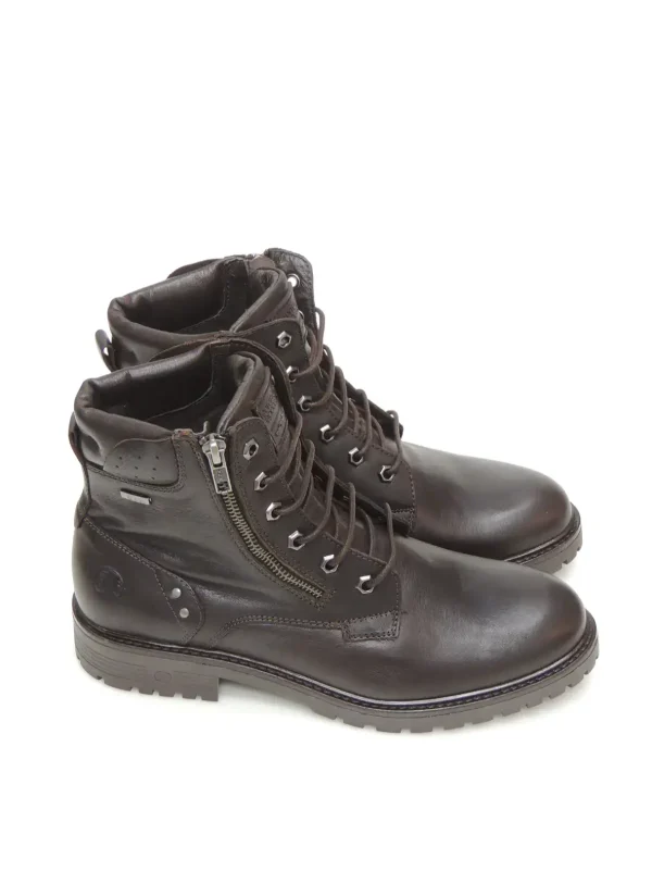 Best BOTAS MILITARES C172-18 PIEL MARRON Hombre Botas