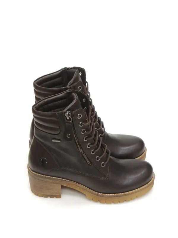 Hot BOTAS MILITARES C231-18 PIEL MARRON Mujer Botas