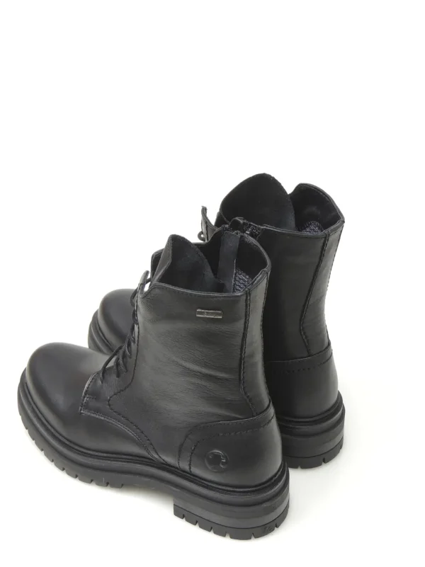 Discount BOTAS MILITARES C208-11 PIEL NEGRO Mujer Botas