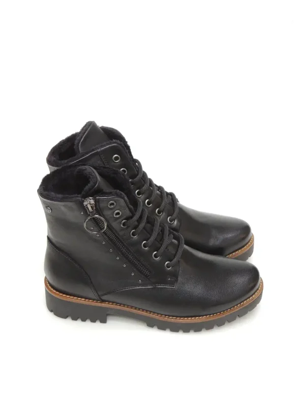 Fashion BOTAS MILITARES 23954 PIEL NEGRO Mujer Botas