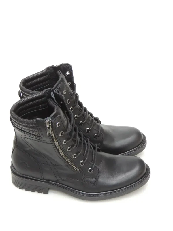 New BOTAS MILITARES 678-11 PIEL NEGRO Hombre Botas