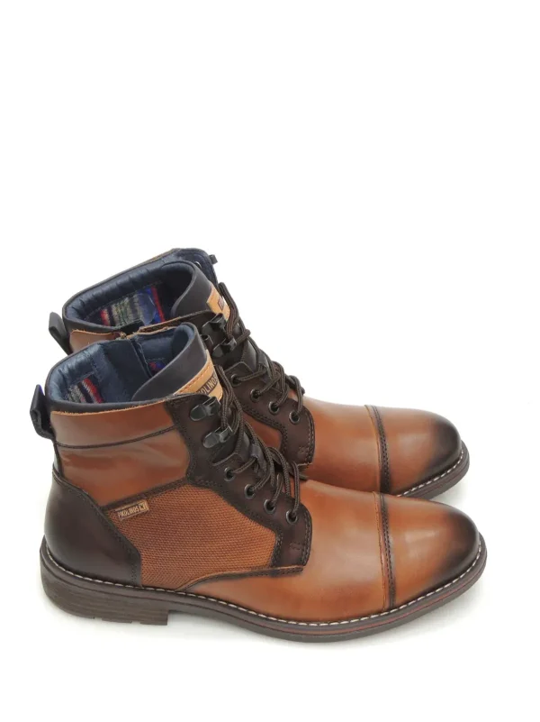 Discount BOTAS MILITARES M2M-8156C1 PIEL CUERO Hombre Botas