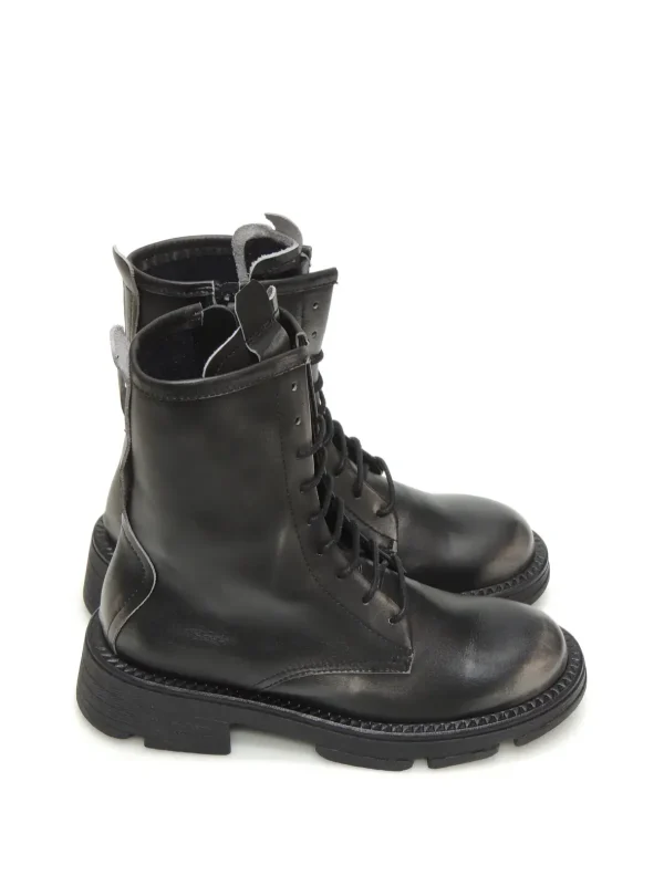 Sale BOTAS MILITARES ELZE-003 PIEL GRIS Mujer Botas