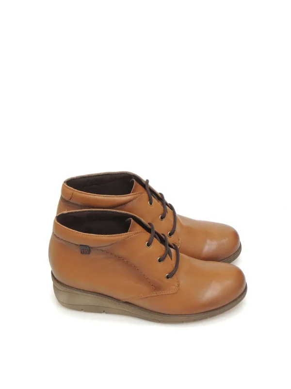 Sale BOTINES BLUCHER 20647 PIEL CUERO Mujer Botines