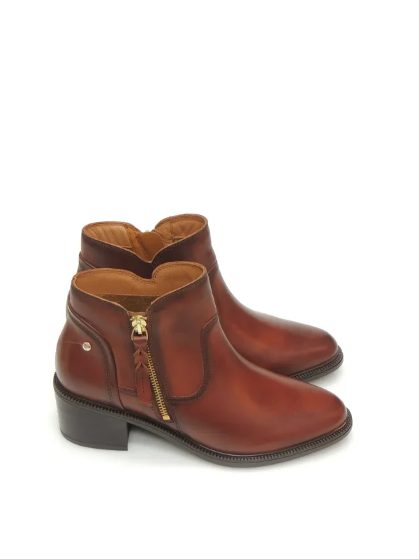 Sale BOTINES CAMPEROS W2D-8674 PIEL MARRON Mujer Botines