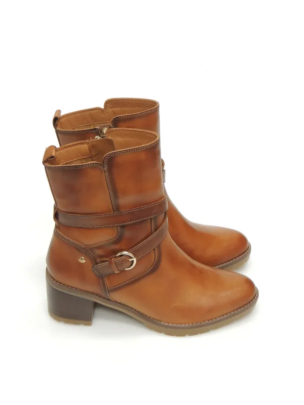 Online BOTINES CAMPEROS W7H-8507 PIEL MARRON Mujer Mujer