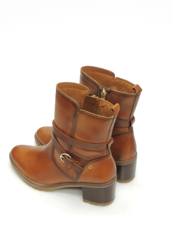 Online BOTINES CAMPEROS W7H-8507 PIEL MARRON Mujer Mujer