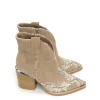 New BOTINES COWBOY I240509 PIEL TAUPE Mujer Botines