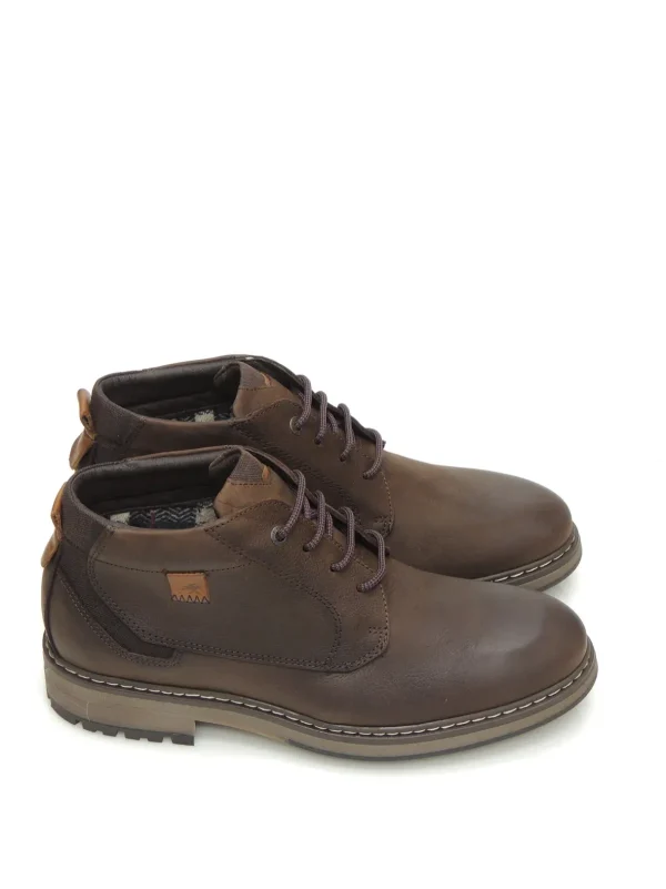 Outlet BOTINES DESERT F1593 PIEL MARRON Hombre Botines