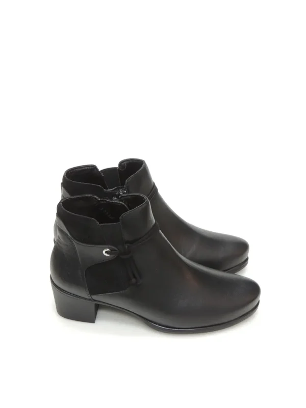 New BOTINES   NEUS 22 PIEL NEGRO Mujer Botines