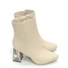 Hot BOTINES   24449 POLIPIEL BEIGE Mujer Mujer