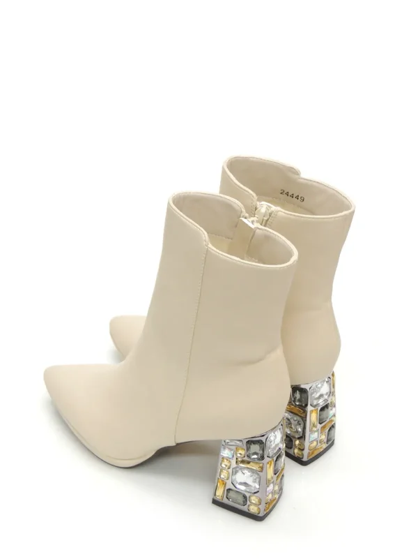 Hot BOTINES   24449 POLIPIEL BEIGE Mujer Mujer