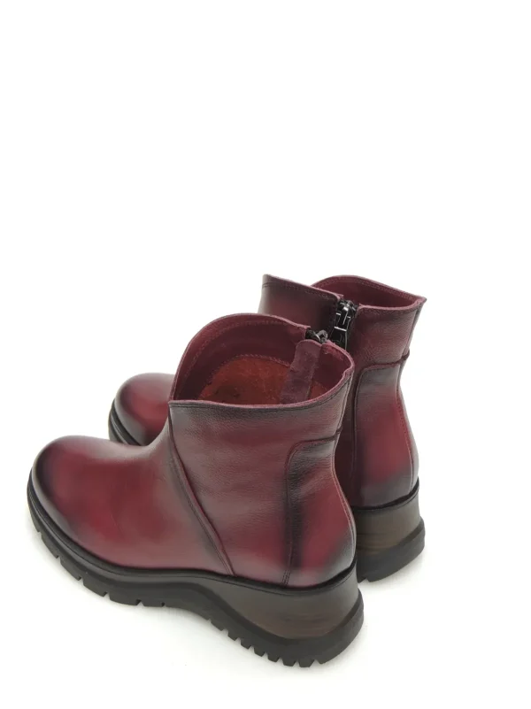 Clearance BOTINES   23-1222 PIEL BURDEOS Mujer Mujer