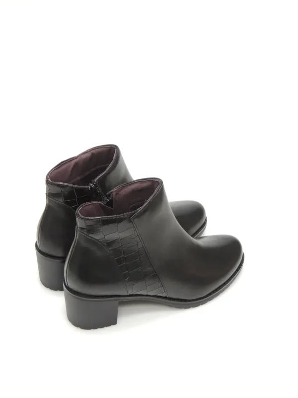 Best BOTINES   10043 PIEL NEGRO Mujer Botines