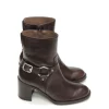 Online BOTINES   I-9204 PIEL MARRON Mujer Botines