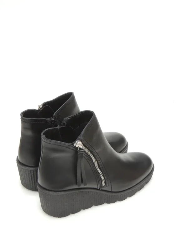 New BOTINES   MADONA-007PN PIEL NEGRO Mujer Botines