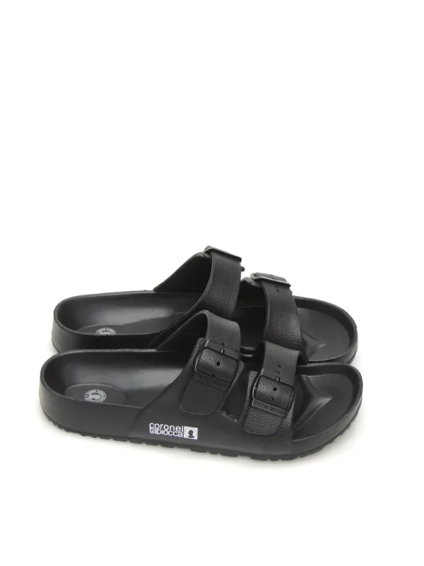 Hot CHANCLAS   T615-1 POLIPIEL NEGRO Hombre Hombre