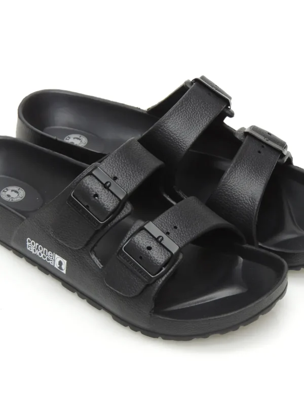 Hot CHANCLAS   T615-1 POLIPIEL NEGRO Hombre Hombre