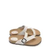 Online CHANCLAS DE DEDO 7119 PIEL GRIS Mujer Mujer