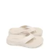 Outlet CHANCLAS DE DEDO 141404 TEXTIL BEIGE Mujer Mujer