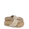 New CHANCLAS DE DEDO GRANADA-704 NOBUK TAUPE Mujer Mujer