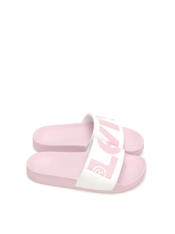 Clearance CHANCLAS DE PALA 231570 POLIPIEL ROSA Mujer Mujer