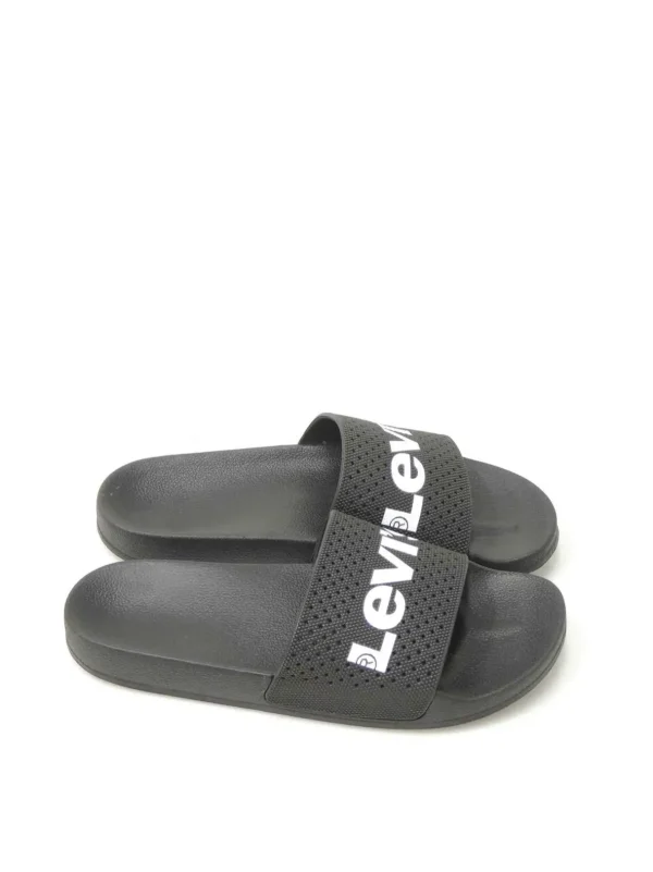 Sale CHANCLAS DE PALA 233015 POLIPIEL NEGRO Hombre Hombre