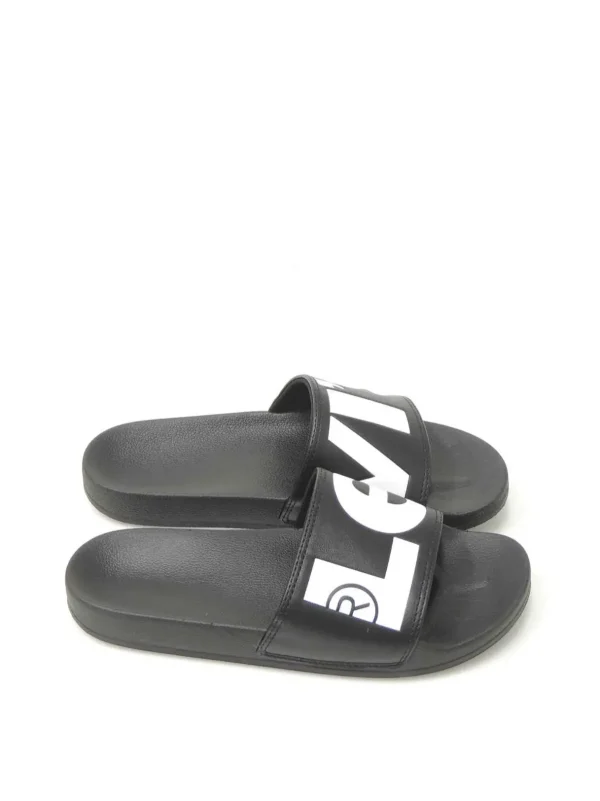 Hot CHANCLAS DE PALA 231548 POLIPIEL NEGRO Hombre Hombre