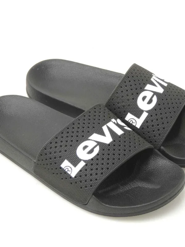 Sale CHANCLAS DE PALA 233015 POLIPIEL NEGRO Hombre Hombre