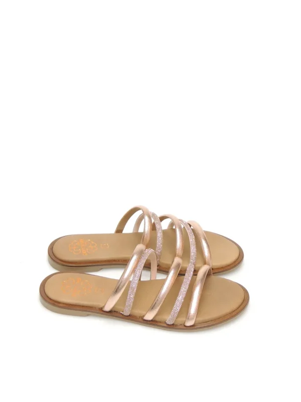 Sale CHANCLAS DE PALA 3014 PIEL ROSA Mujer Mujer