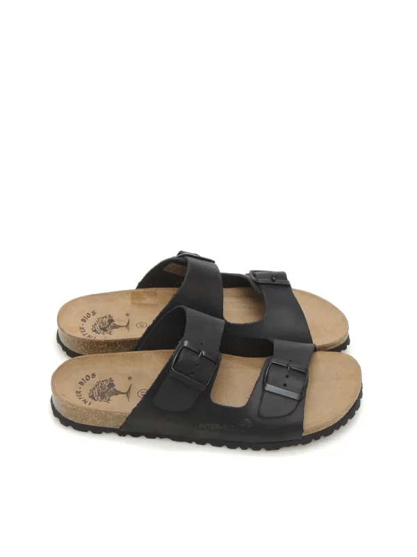 Discount CHANCLAS   9560 PIEL NEGRO Hombre Hombre