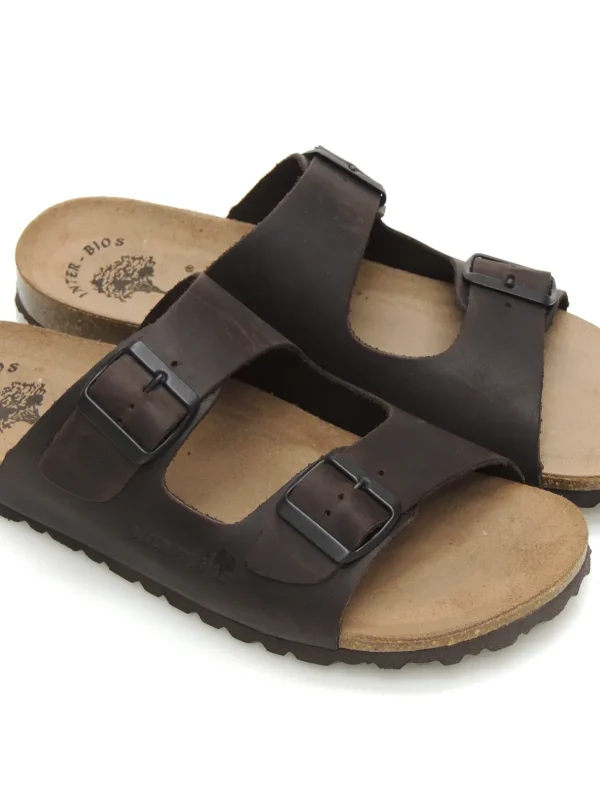 Best CHANCLAS   9560 PIEL MOKA Hombre Hombre