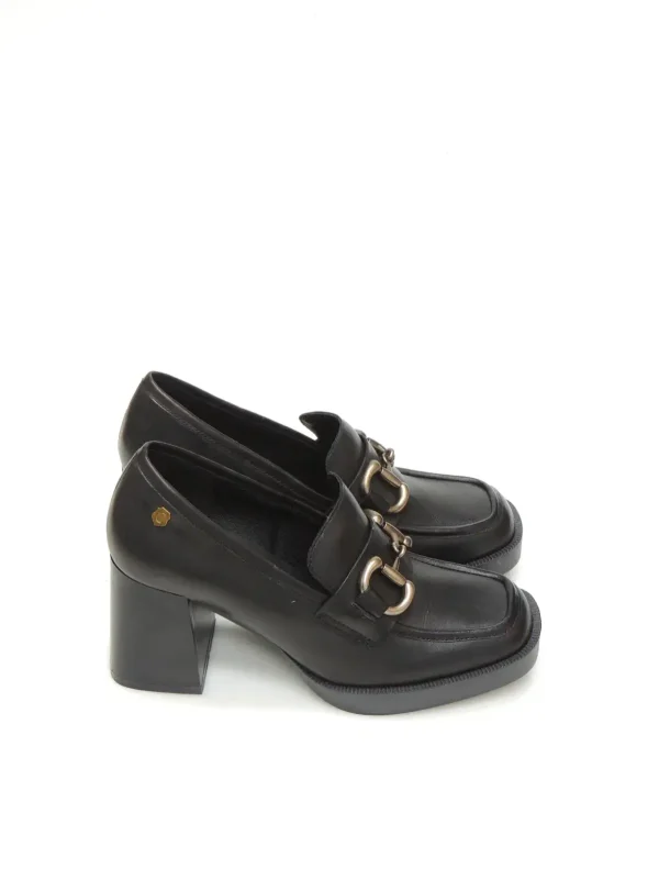 Sale MOCASINES   16123502 PIEL NEGRO Mujer Mujer