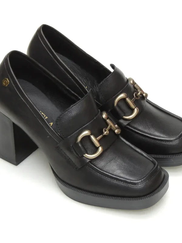 Sale MOCASINES   16123502 PIEL NEGRO Mujer Mujer