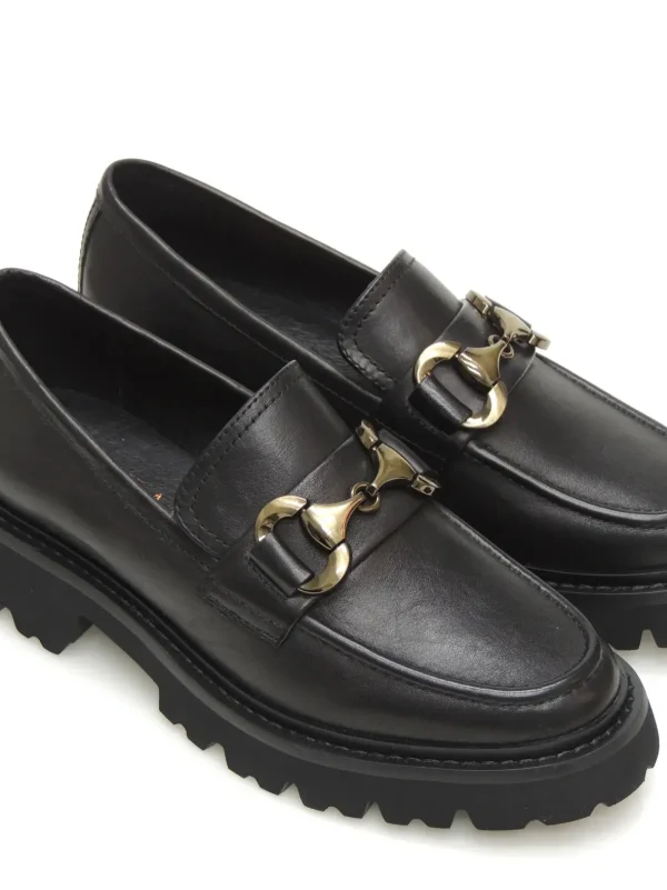 New MOCASINES   161872 PIEL NEGRO Mujer Mocasines