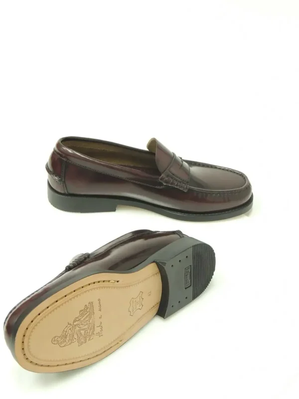 Best MOCASINES CASTELLANOS EDWARD’S 1001 PIEL BURDEOS Hombre Mocasines