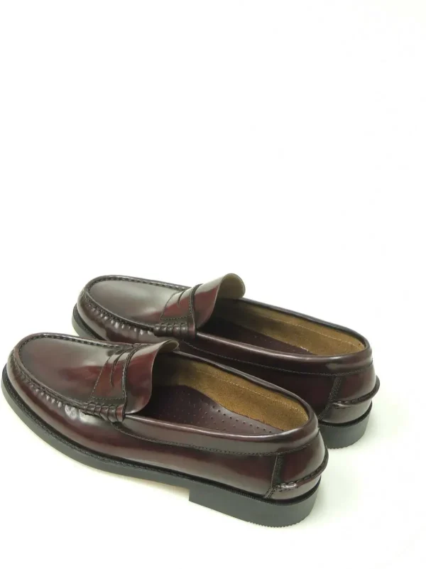 Best MOCASINES CASTELLANOS EDWARD’S 1001 PIEL BURDEOS Hombre Mocasines