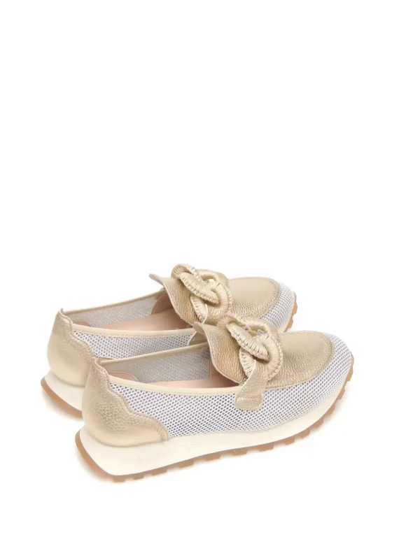 Hot MOCASINES   HV243270 PIEL ORO Mujer Mujer