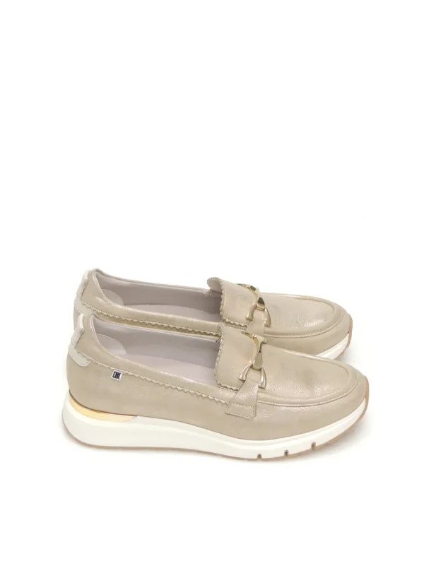 Sale MOCASINES KIOWA D9047 PIEL PLATINO Mujer Mujer