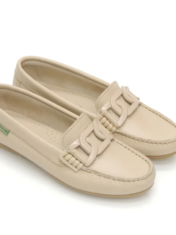 New MOCASINES KIOWA 3810 PIEL CREMA Mujer Mujer