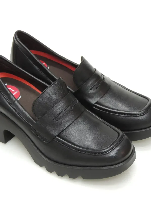 Fashion MOCASINES   21214 PIEL NEGRO Mujer Mujer